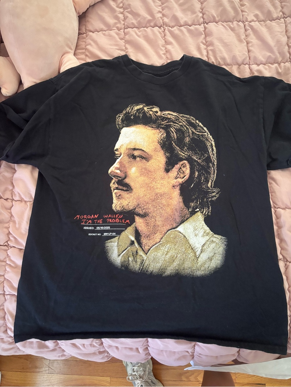 Black Morgan Wallen Graphic T-shirt XL